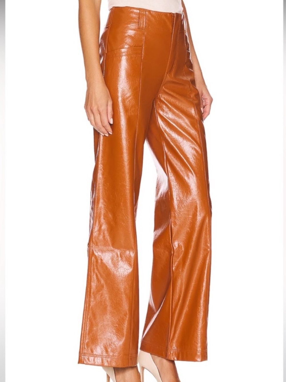 Free People leather pants